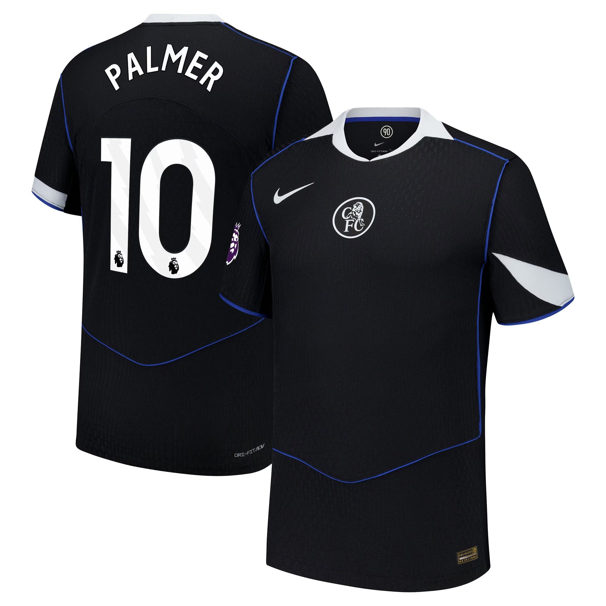 Cole Palmer Chelsea Nike 2025/26 Third Player Jersey - Black - Jersey Teams World