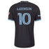 Colorado Rapids // adidas Paxten Aaronson #10 Official 2026 Colorful Colorado On-Field Patch Jersey – Black - Jersey Teams World