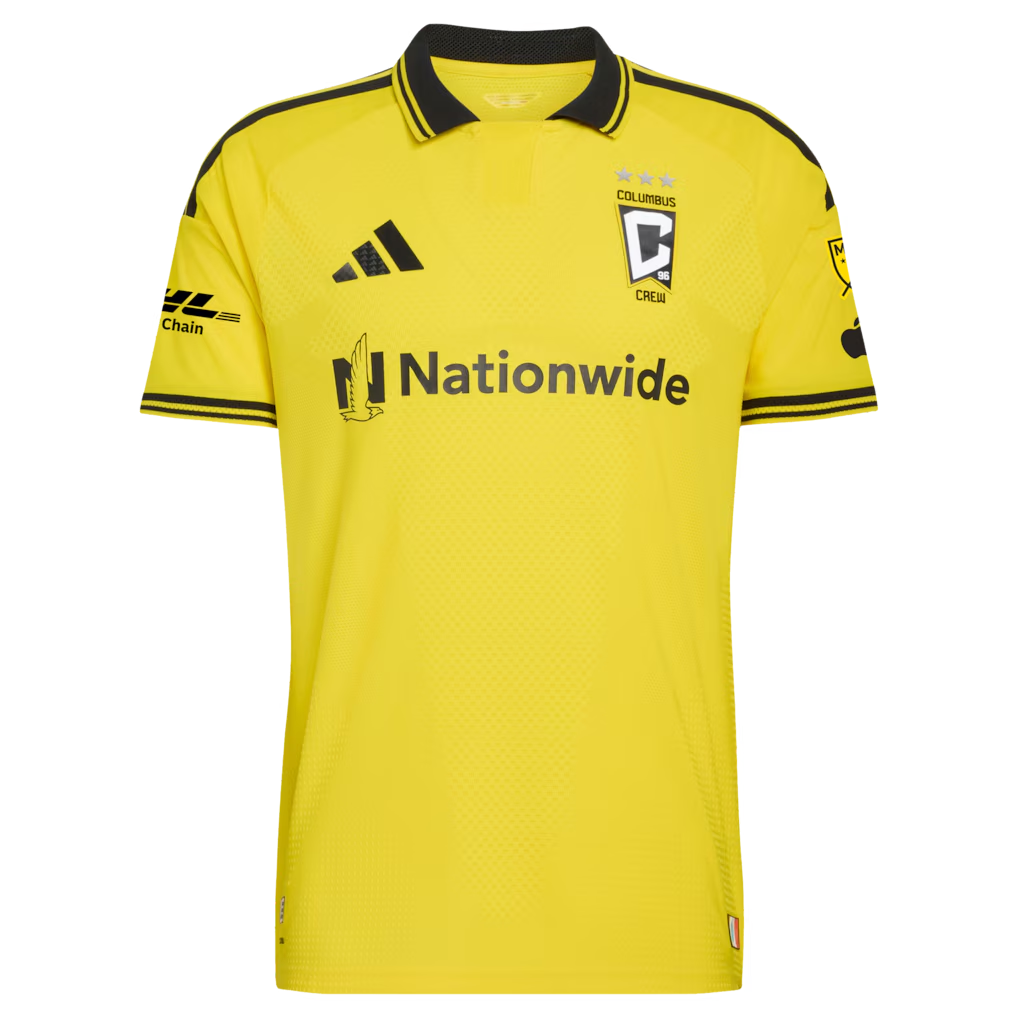 Columbus Crew // Wessam Abou Ali #9 Official 2026 The Crafted for Excellence On-Field Patch Jersey – Yellow - Jersey Teams World