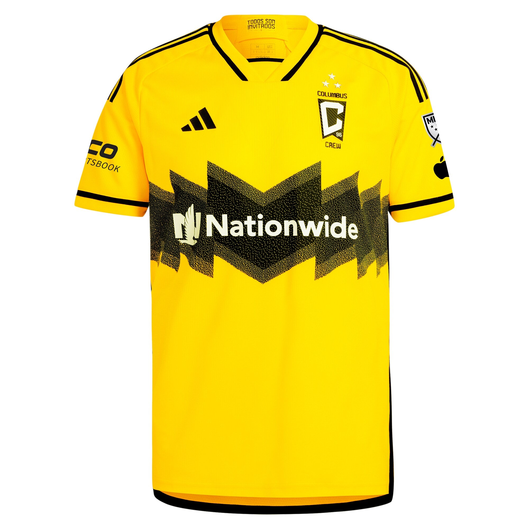 Columbus Crew adidas 2024 The Home Kit Custom Jersey - Yellow