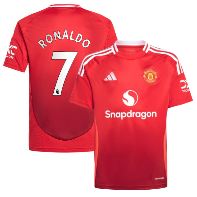 Cristiano Ronaldo 7 Manchester United adidas 2024/25 Home Player Jersey - Red