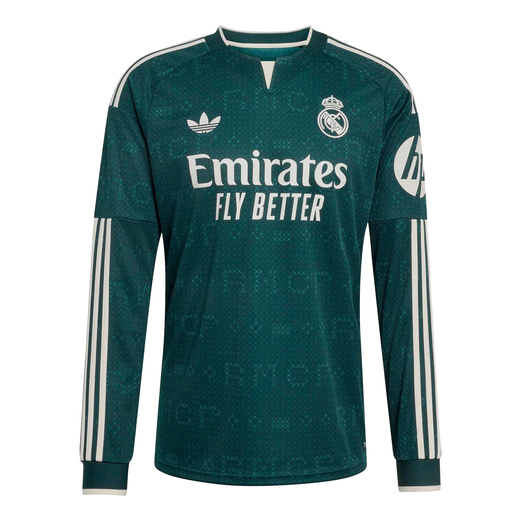 Cristiano Ronaldo 7 Real Madrid adidas 2026/27 Away Replica Long Sleeve Jersey - Green