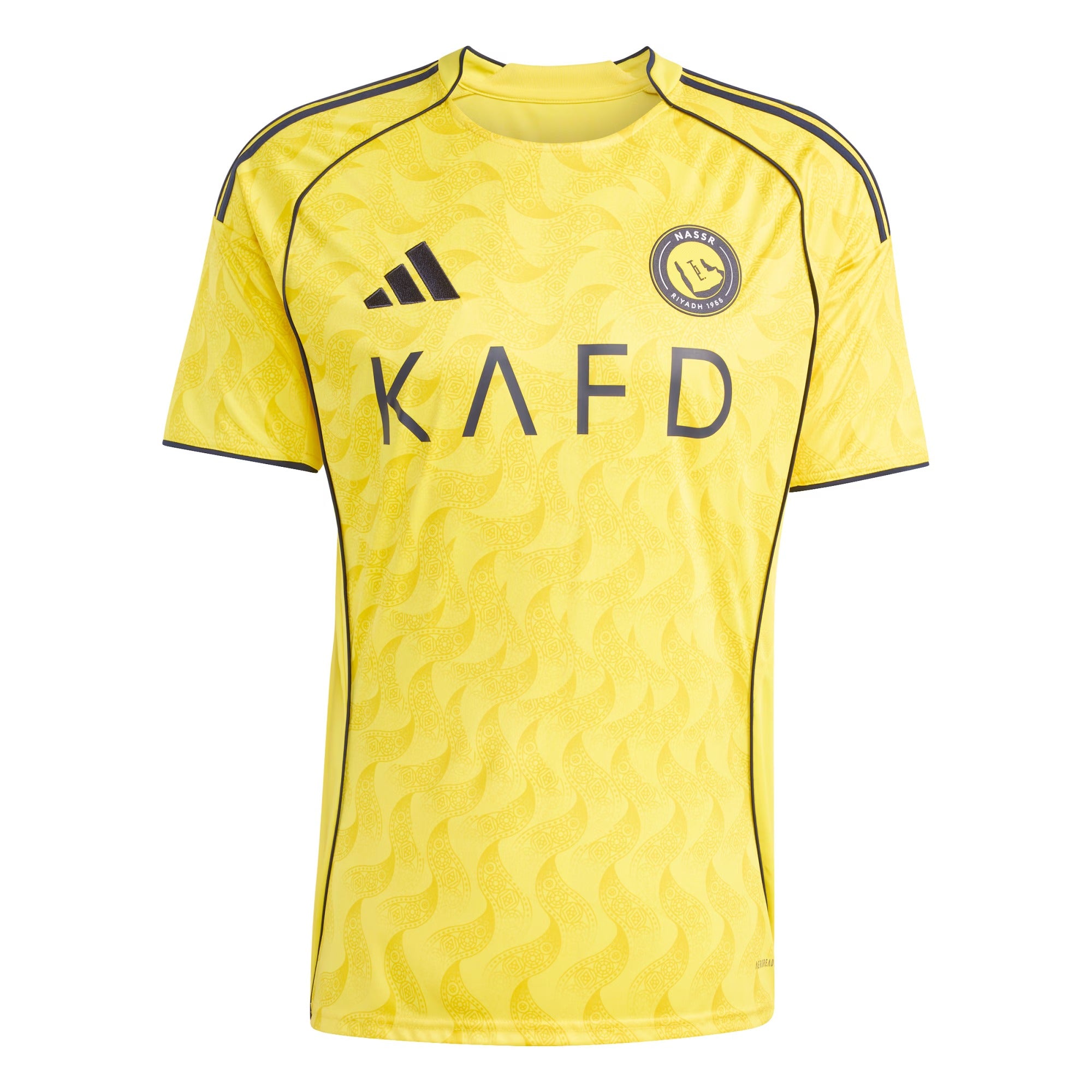 Cristiano Ronaldo 7# Al-Nassr FC adidas 2025/26 Home Player Jersey – Yellow - Jersey Teams World