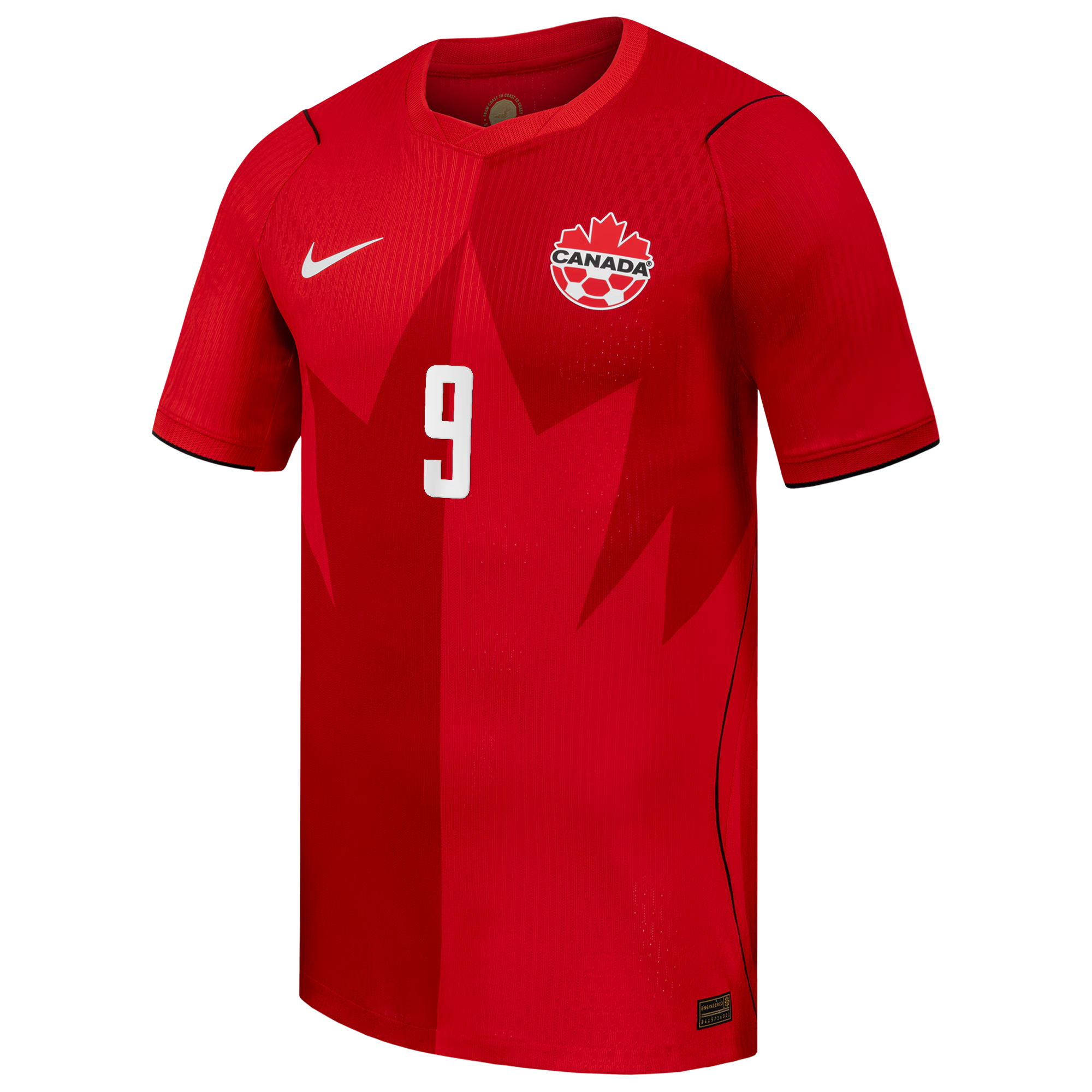 Cyle Larin Canada Soccer Nike 2026 Home Match Authentic Jersey - Red - Jersey Teams World