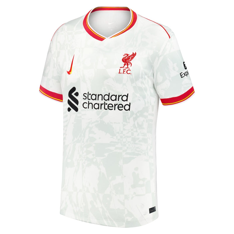 Darwin Núñez Liverpool Nike 2024/25 Third Custom Jersey - White