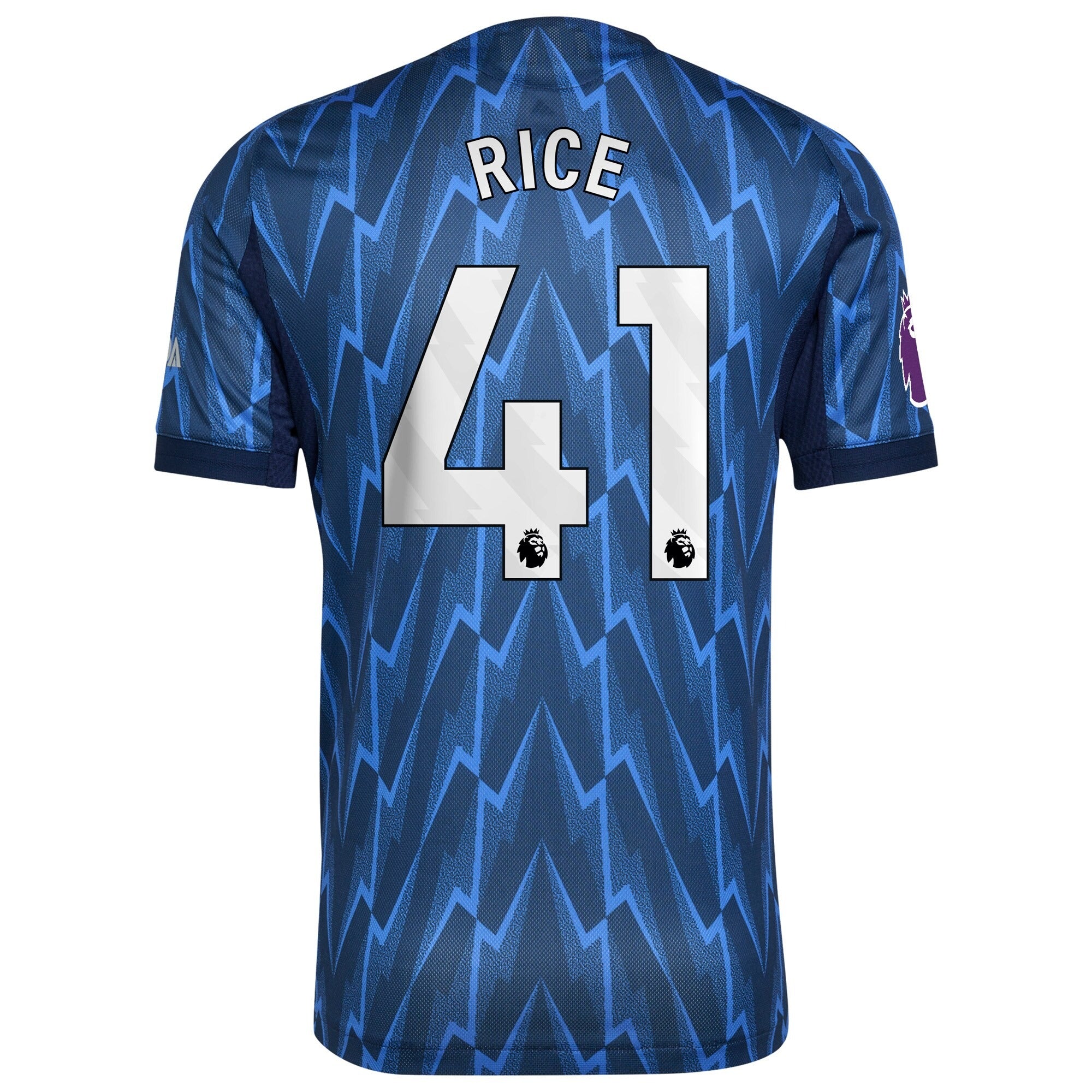 Declan Rice Arsenal adidas 2025/26 Away Player Jersey - Blue - Jersey Teams World