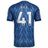 Declan Rice Arsenal adidas 2025/26 Away Player Jersey - Blue - Jersey Teams World