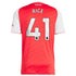 Declan Rice Arsenal adidas 2025/26 Home Player Jersey - Red - Jersey Teams World