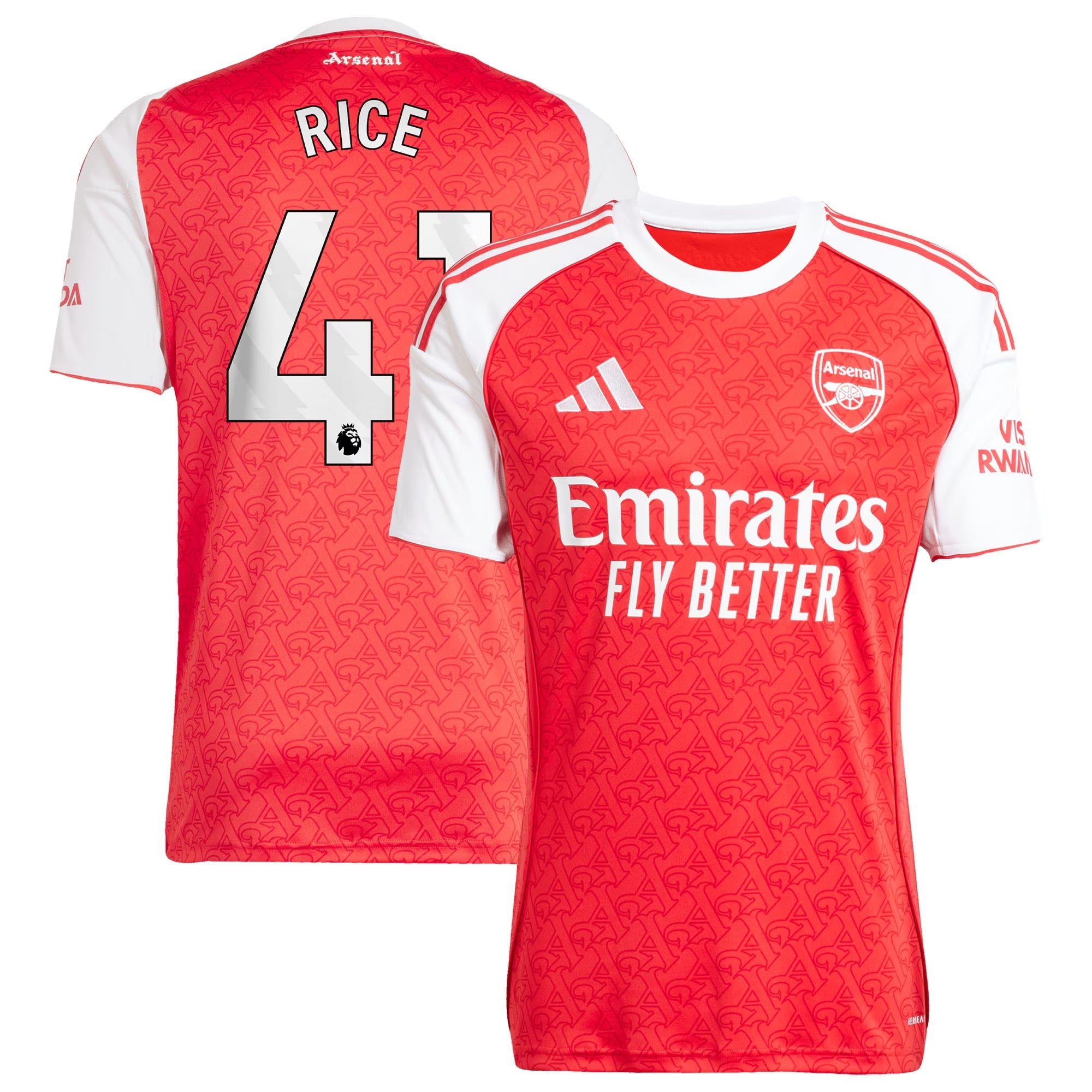 Declan Rice Arsenal 2025/26 Home Player Jersey – Official Match Shirt