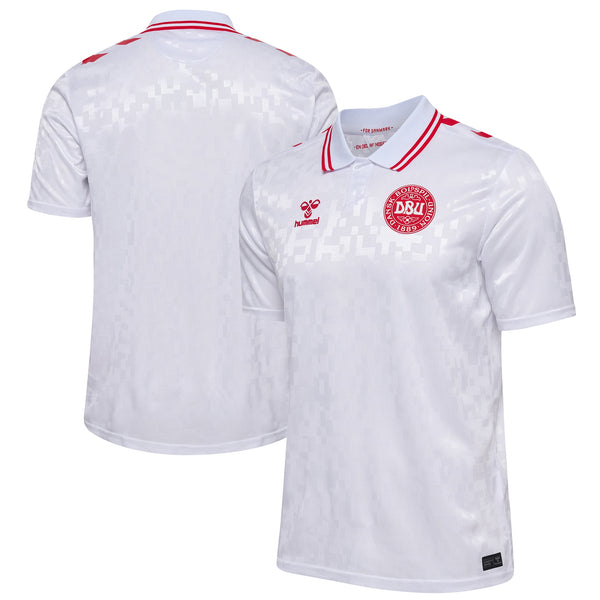 Denmark National Team 2024 Away Custom Jersey - White