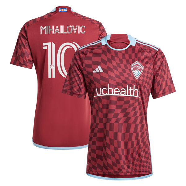 Djordje Mihailovic Colorado Rapids adidas 2024 One Flag Kit Player Jersey - Burgundy