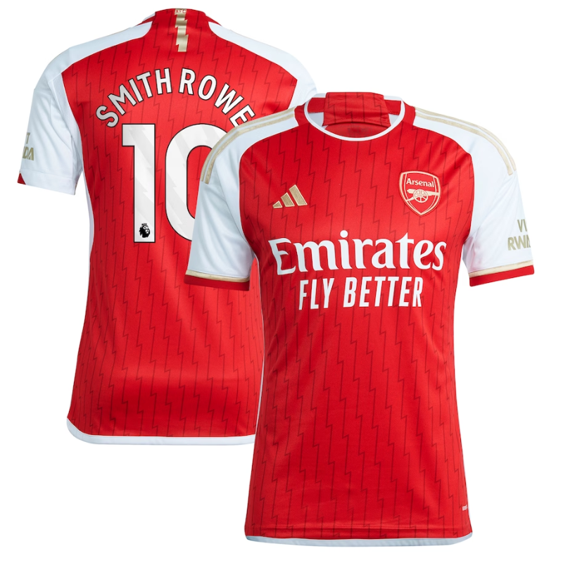 Emile Smith Rowe Arsenal Shirt 2023/24 Home Player Jersey - Red - Jersey Teams World