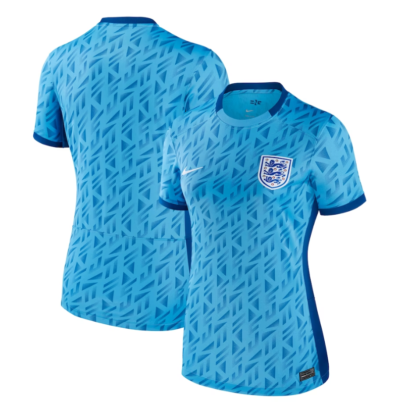 England Women's National Team 2023 Away Stadium  Jersey - Light Blue