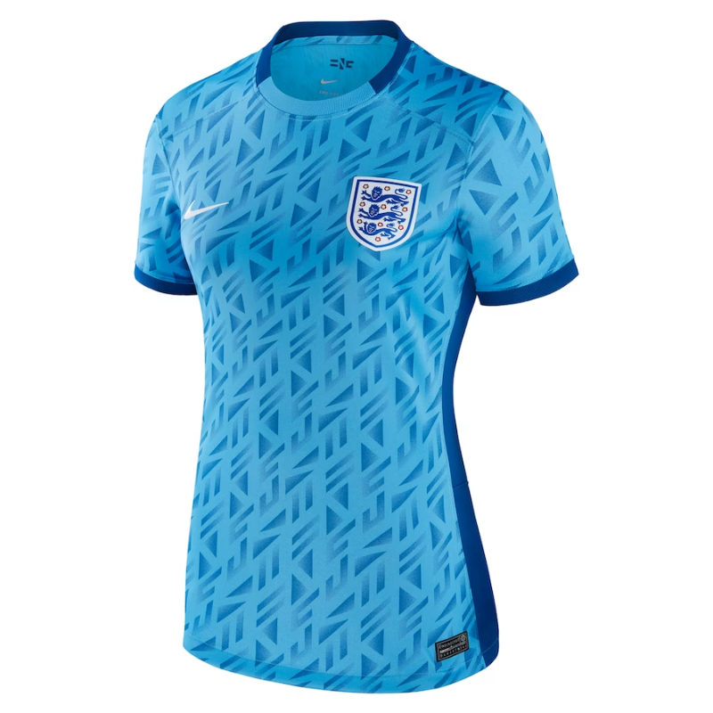 England Women's National Team 2023 Away Stadium  Jersey - Light Blue