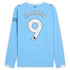 Erling Haaland Manchester City Puma 2025/26 Home Long Sleeve Player Jersey - Sky Blue