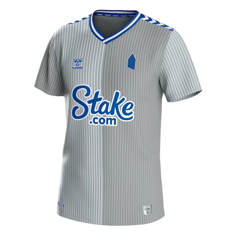 Everton Third Shirt 2023-24 Custom Jersey - Gray