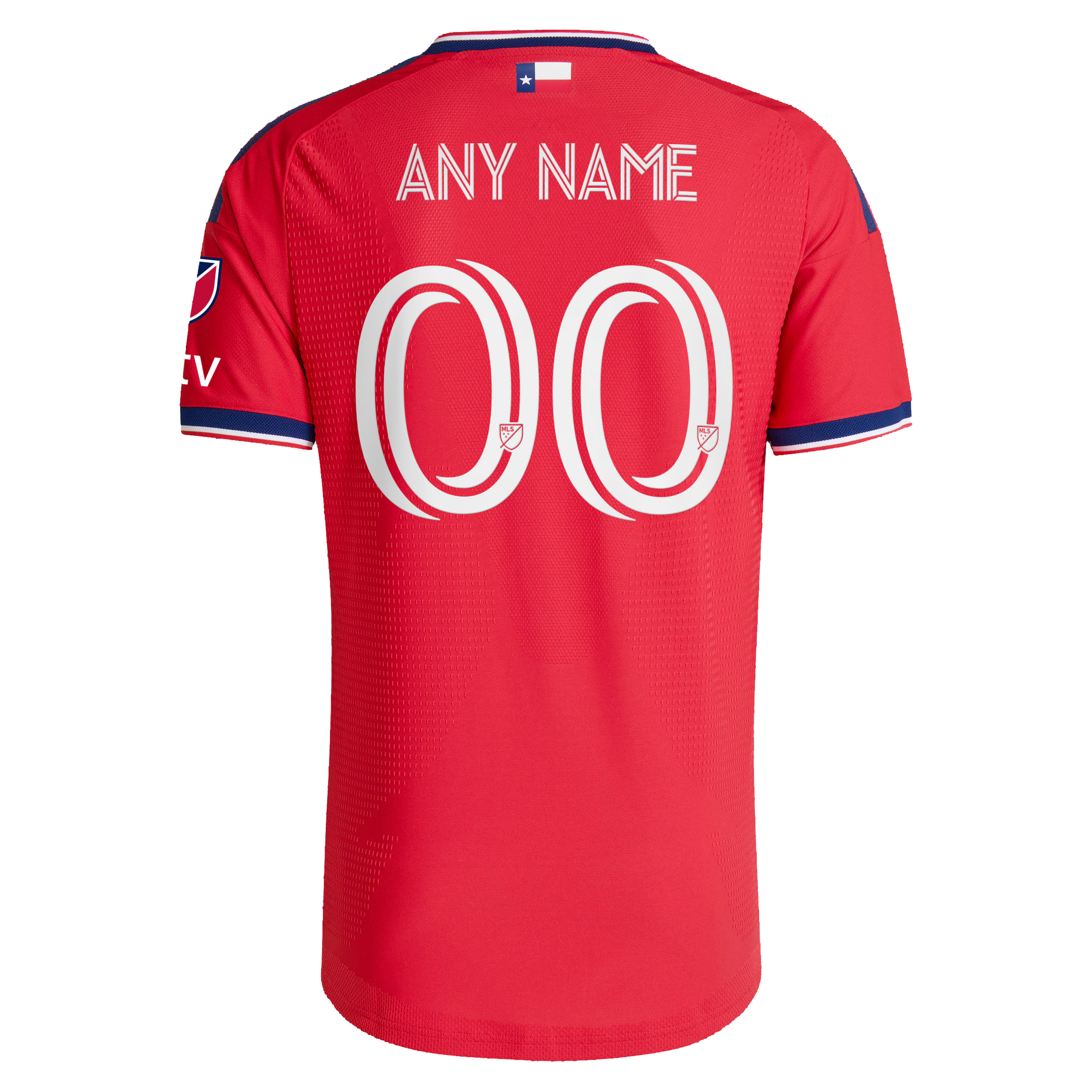 FC Dallas // adidas Official 2026 DNA On-Field Patch Custom Jersey – Red - Jersey Teams World