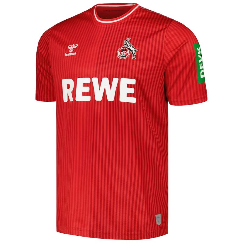 FC Köln 2023/24 Away Custom Jersey - Red - Jersey Teams World