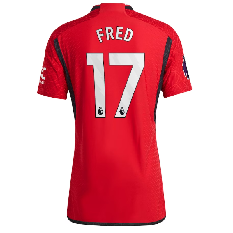 Fred Manchester United Shirt 2023/24 Home Player Jersey - Red - Jersey Teams World