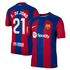 Frenkie de Jong Barcelona Shirt 2023/24 Home Jersey - Royal