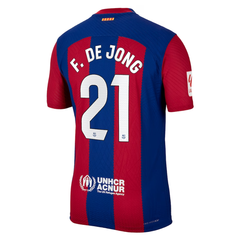 Frenkie de Jong Barcelona Shirt 2023/24 Home Jersey - Royal