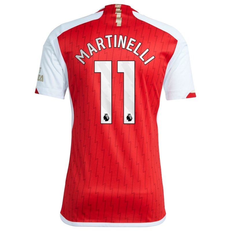Gabriel Martinelli Arsenal Shirt 2023/24 Home Player Jersey - Red - Jersey Teams World