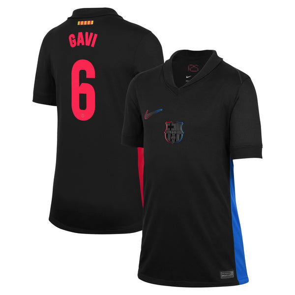 Gavi Barcelona Nike 2024/25 Away Player Jersey - Black