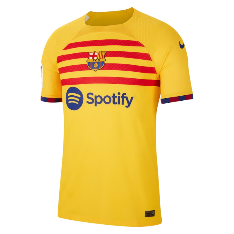 Gavi Barcelona Shirt 2023/24 Fourth Player Jersey - Yellow