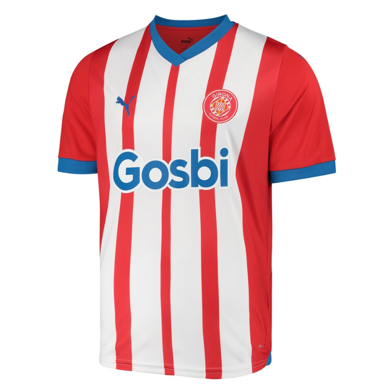 Girona Home Shirt 2023-24 Custom Jersey - Red - Jersey Teams World