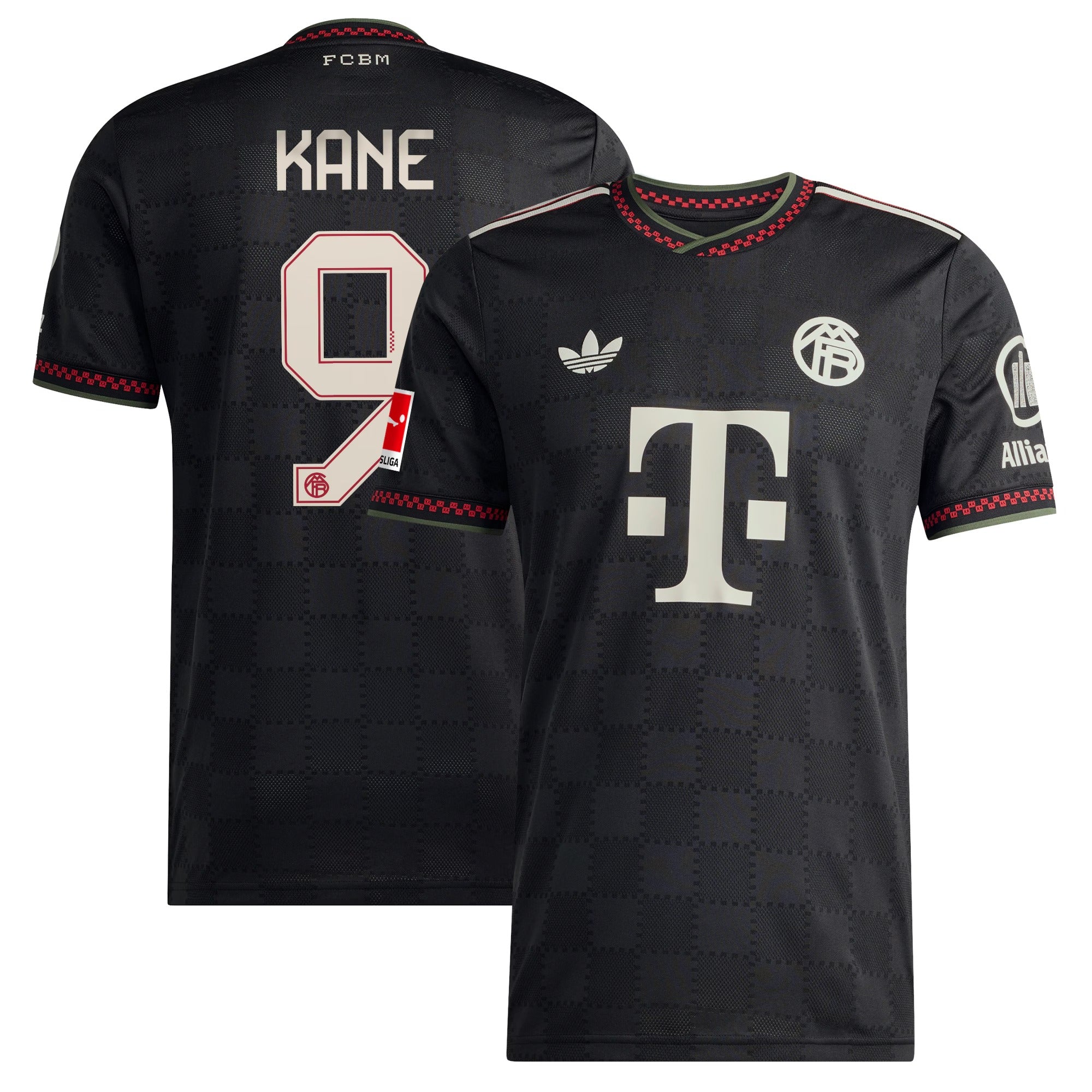 Harry Kane Bayern Munich adidas 2025/26 Third Player Jersey - Black - Jersey Teams World