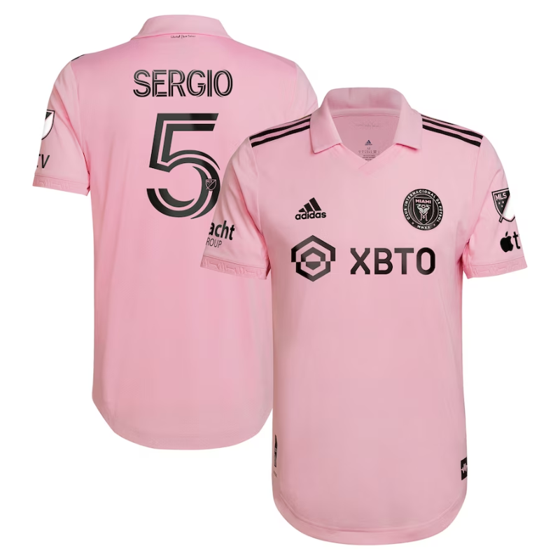 Inter Miami CF Sergio Busquets 2023 Player Jersey Pink - Jersey Teams World