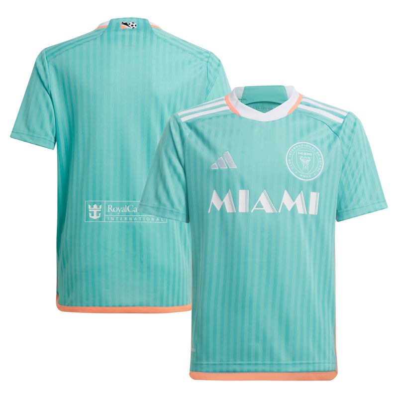 Inter Miami CF adidas Aqua 2024 Archive Custom Jersey