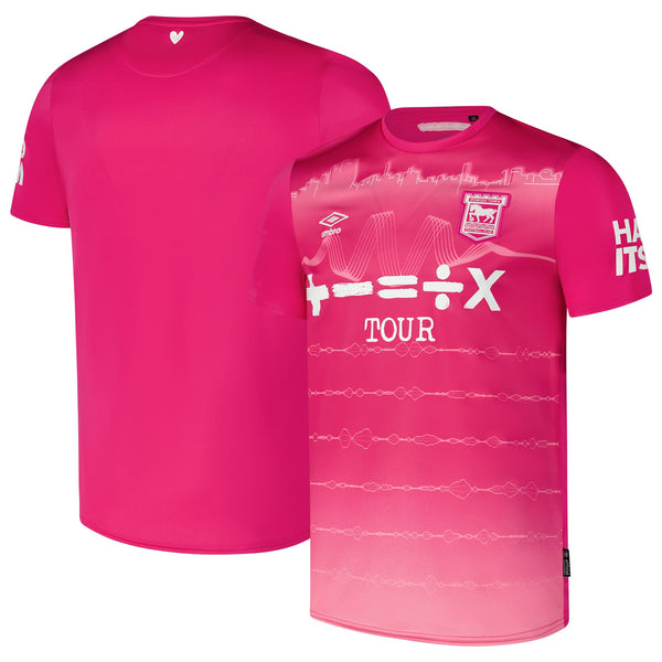 Ipswich Town F.C. Umbro 2024/25 Third Custom Jersey - Pink