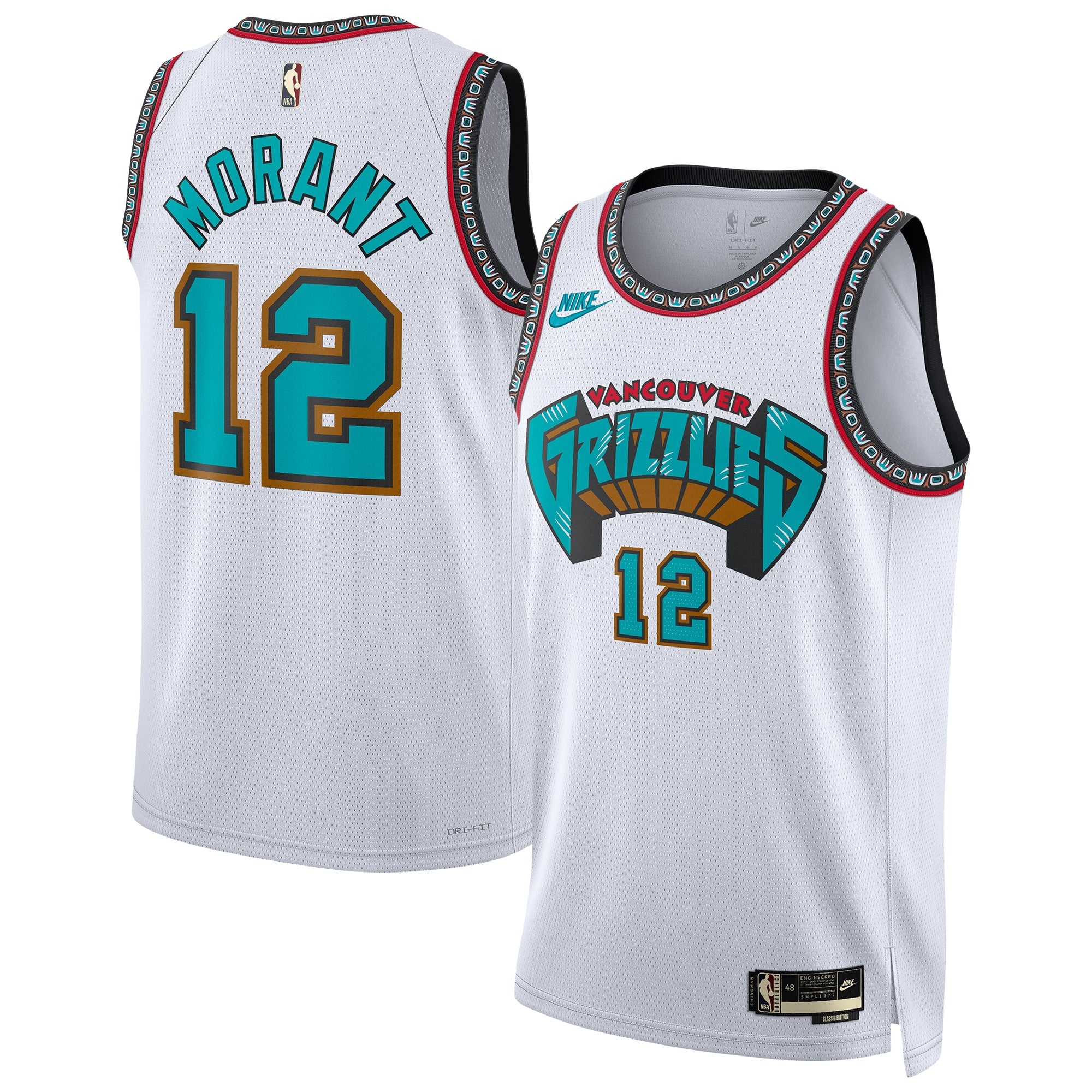 Tous Les Maillot Memphis Grizzlies (MORANT #12) 2023/24 Bleu -03 Tous Les Maillot Memphis Grizzlies (MORANT #12) 2023/24 Bleu -03