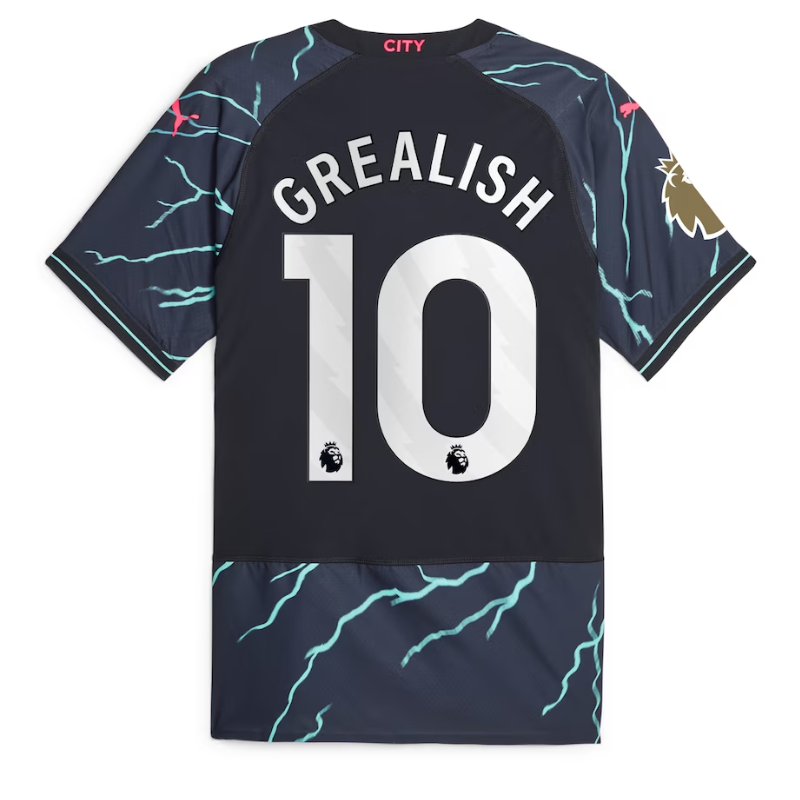 Jack Grealish Manchester City 2023/24 Third Player Jersey - Navy