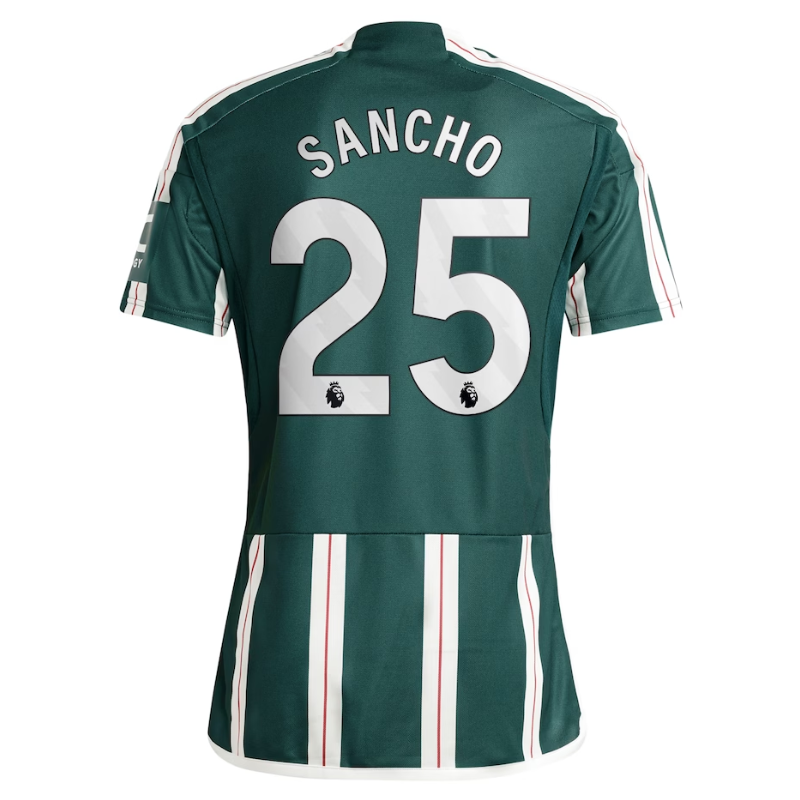 Jadon Sancho Manchester United Shirt 2023/24 Away Player Jersey - Green