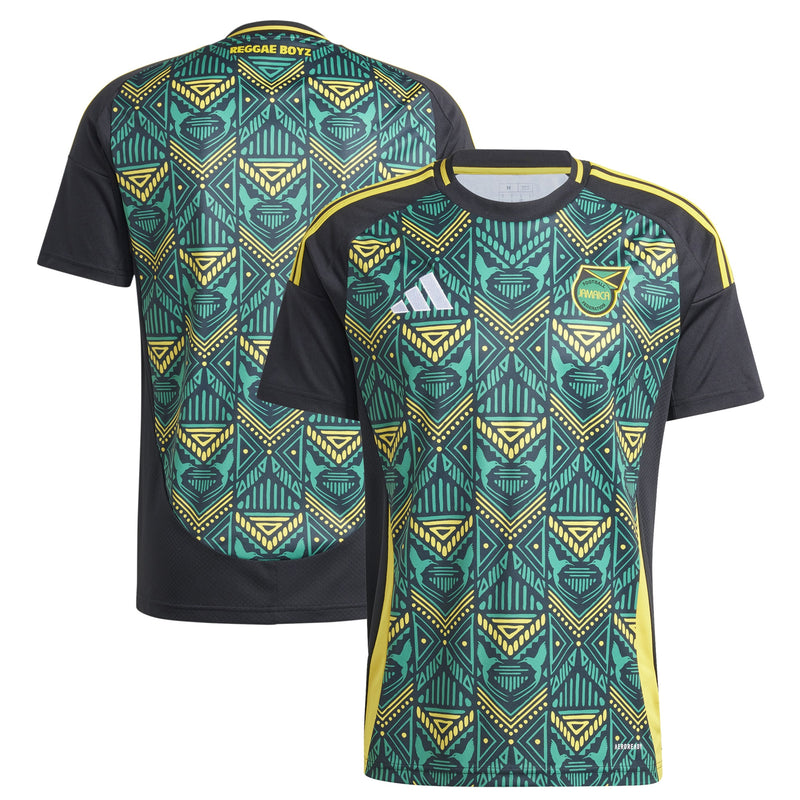 Jamaica National Team adidas 2024 Away Custom Jersey - Black