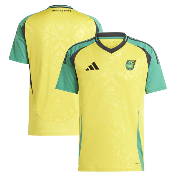 Jamaica National Team adidas 2024 Home Custom Jersey - Yellow