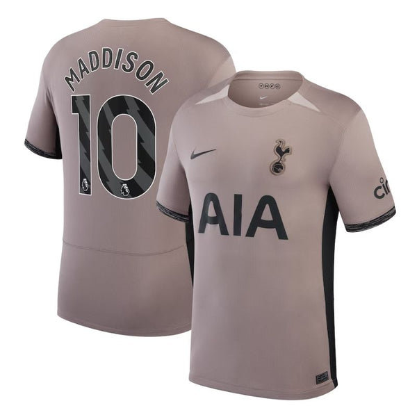 James Maddison Tottenham Hotspur Shirt 2023/24 Third Player Jersey – Tan