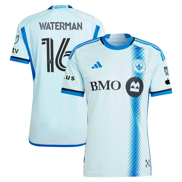 Joel Waterman CF Montreal adidas 2024 La Main Player Jersey – Light Blue