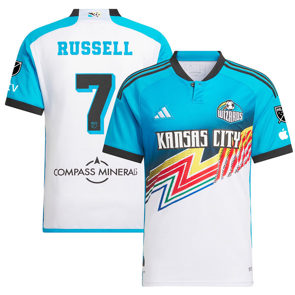 Johnny Russell Sporting Kansas City adidas 2024 Archive Jersey - White