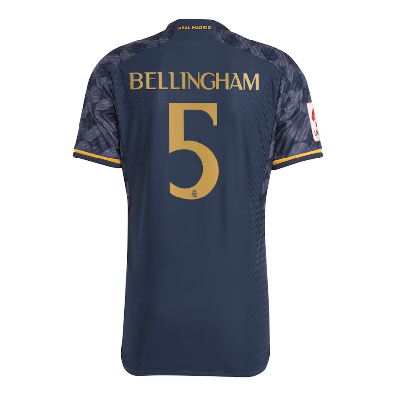 Jude Bellingham Real Madrid Shirt 2023/24 Away Player Jersey - Navy