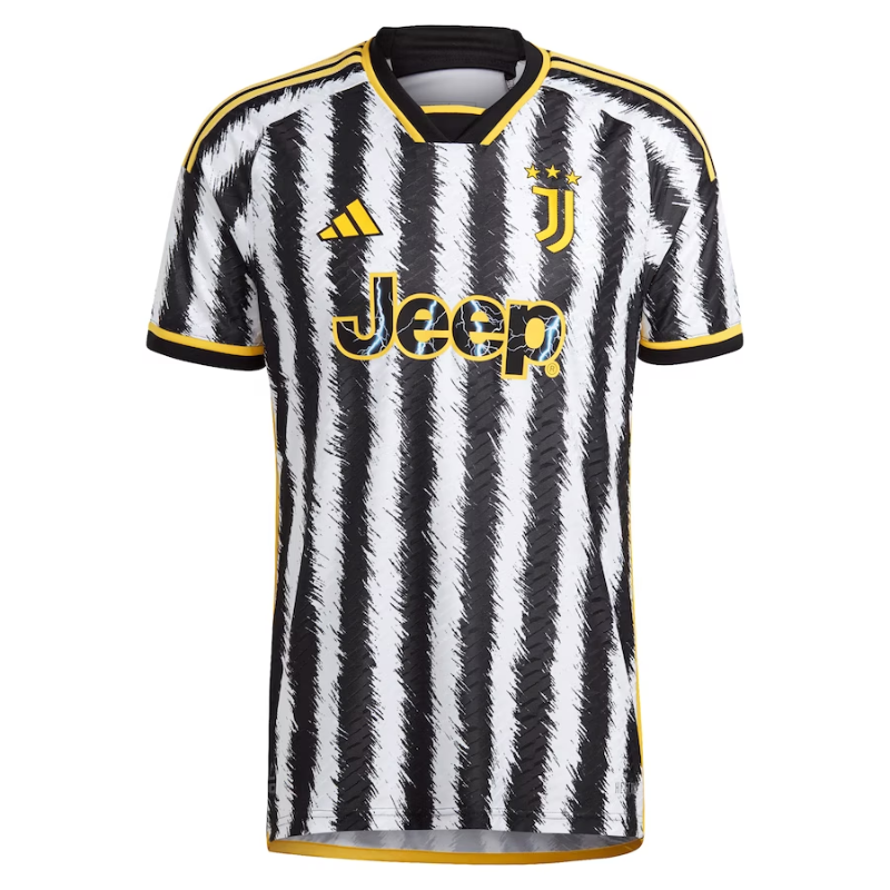 Juventus Team Home Shirt Custom Jersey 2023-24 - Black - Jersey Teams World