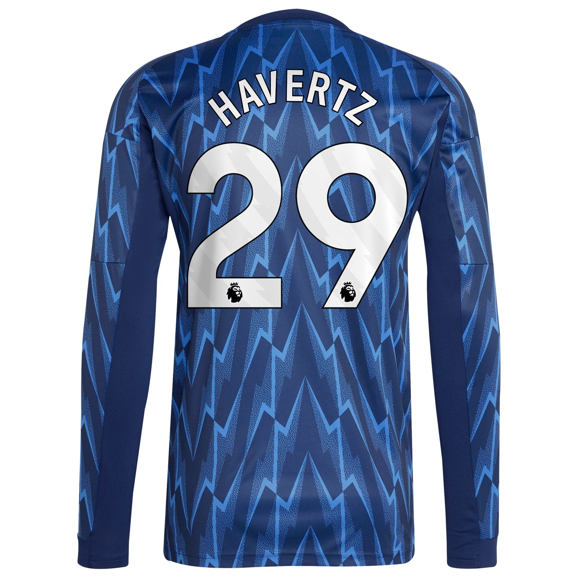 Kai Havertz Arsenal adidas 2025/26 Away Long Sleeve Player Jersey - Blue