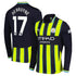 Kevin De Bruyne Manchester City Puma 2024/25 Away Long Sleeve Player Jersey - Navy - Jersey Teams World