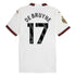 Kevin De Bruyne Manchester City Shirt 2023/24 Away Jersey - White