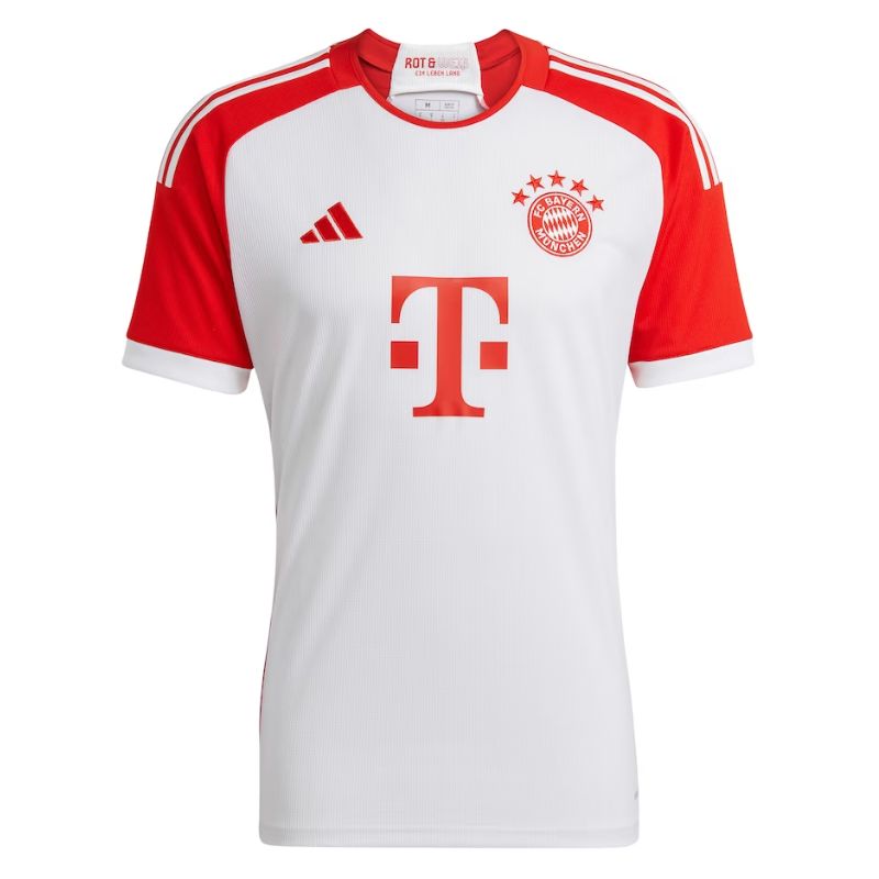 Kingsley Coman Bayern Munich 2023/24 Home Jersey - White - Jersey Teams World