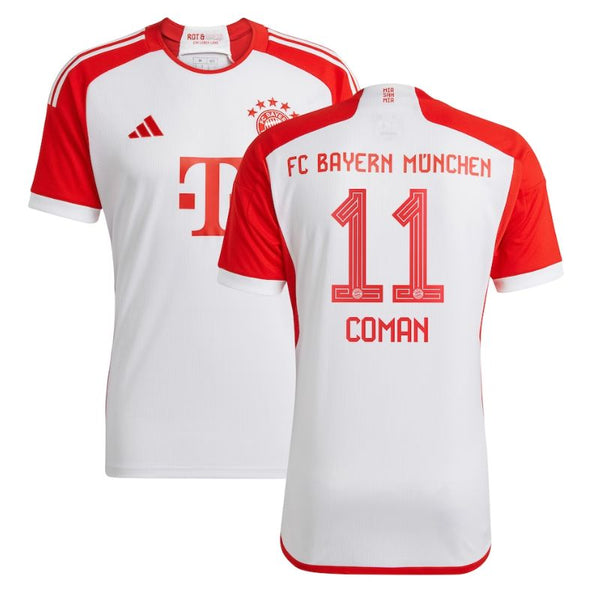 Kingsley Coman Bayern Munich 2023/24 Home Jersey - White