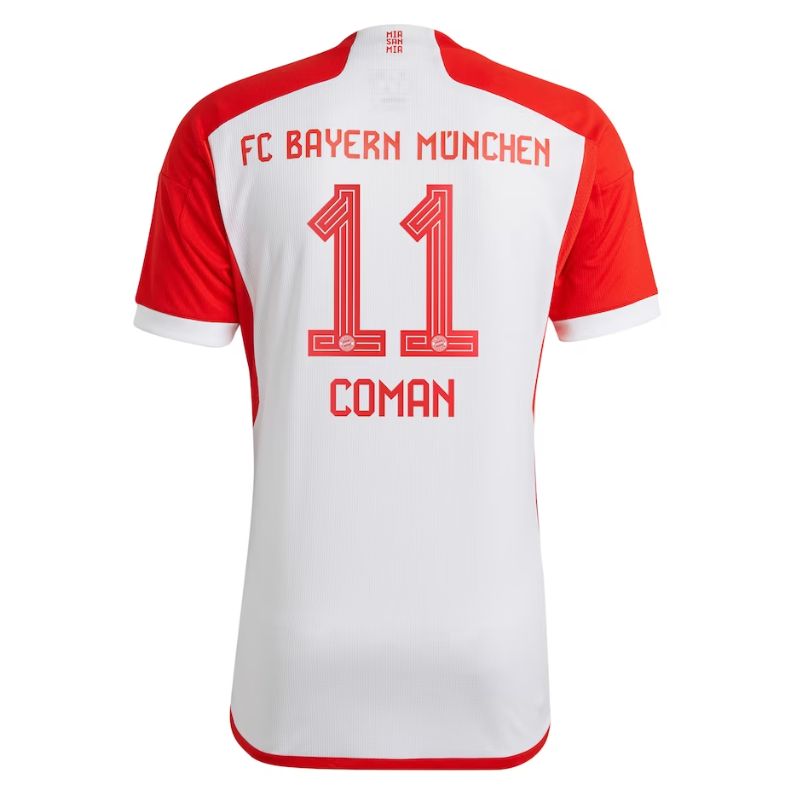 Kingsley Coman Bayern Munich 2023/24 Home Jersey - White - Jersey Teams World