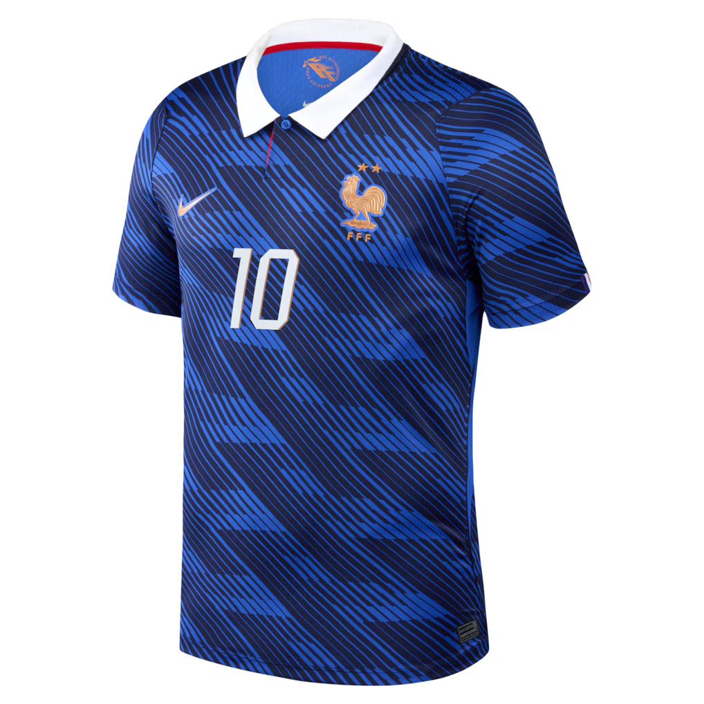 Kylian Mbappé France National Team Nike 2026 Home Stadium Replica Jersey - Blue - Jersey Teams World